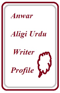 Anwar Aligi Urdu Writer Profile